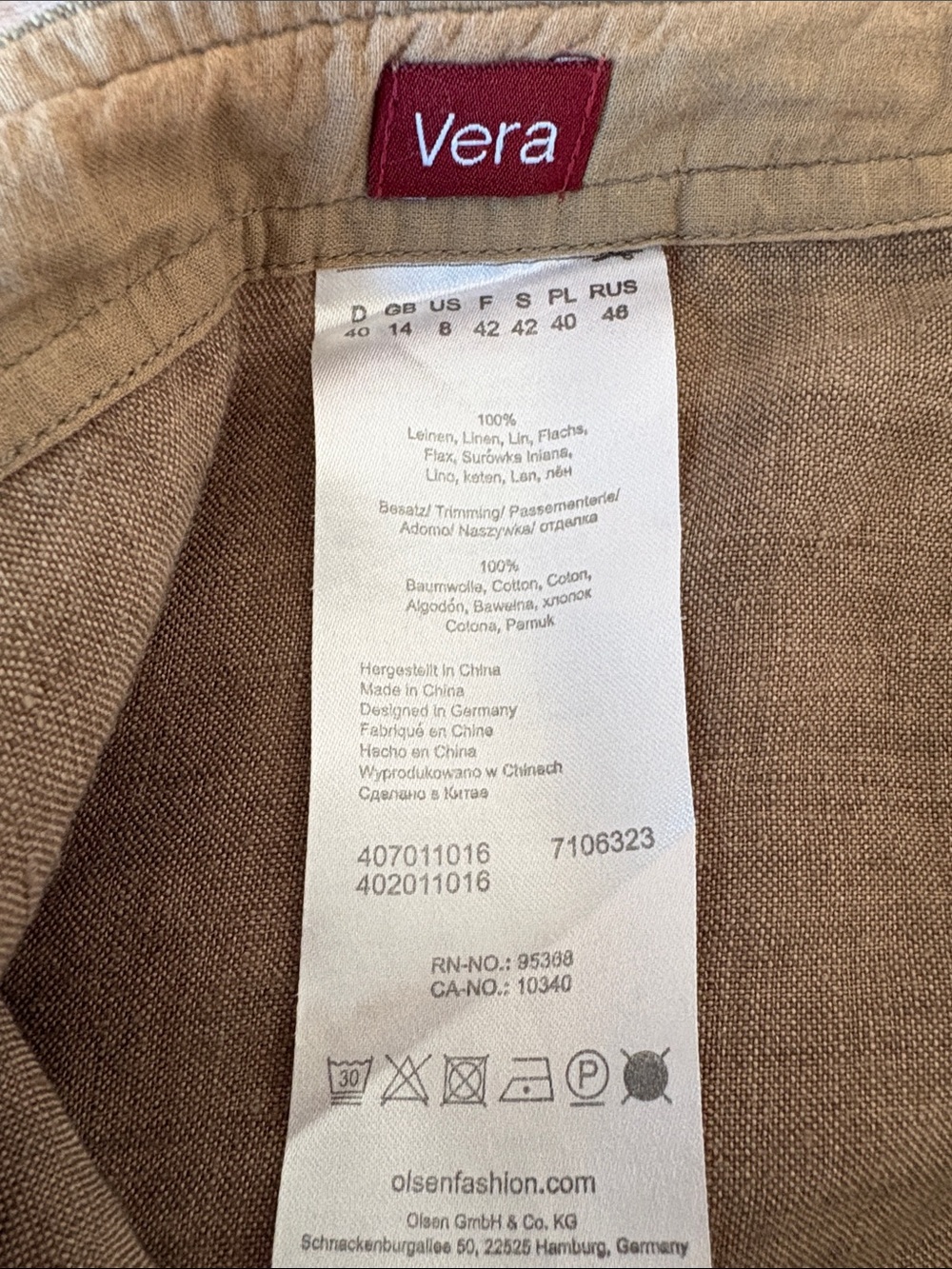 Relaxed Linen Drawstring Trousers - Picture 6 of 7
